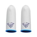 Gaming Finger Sleeves for Mobile Gaming 0.25mm Glass Silver Fiber Seamless Thumb Fingertip Cover for PUBG/COD/LOL/ROS 24BB. 