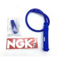 Motorcycle  Universal ignition cable or  Bike racing power cable NGK -Blue. 