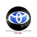 4Pieces 56mm for Toyota Camry Corolla Yaris Vios Innova Hilux Rav4 Reiz Crown Car Wheel Center Stickers Aluminum Alloy Automotive Tire Rim Hub Emblem Decoration. 