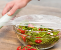 Cling Film Wrapping Paper Roll Transparent Food Packaging Storing Wrap Plastic Cling Film Roll. 