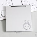 Square Folding Aluminum Mirror Mini Compact Pocket Mirror Makeup Hand Standing Portable Small Mirror Foldable Cosmetics Tool MIRRORRR. 