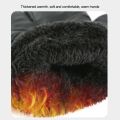 【New and Improved】 Riding Driving Gloves Fleece Autumn Winter Thick Plush Full Finger Mittens Furry Warm Mitts Men Gloves. 