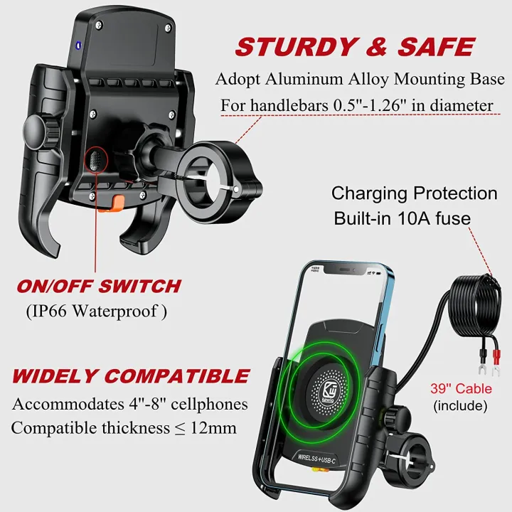 Waterproof%20Motorcycle%20Phone%20Holder%20QC3.0%20USB-C%20Qi%20Wireless%20Charger%20Mount%20Phone%20Stand%20Mirror%20USB%20Charger%20360%20Support%20for%20Moto%20-%20Image%203