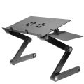 Aluminum Laptop Table With Mouse Pad.
