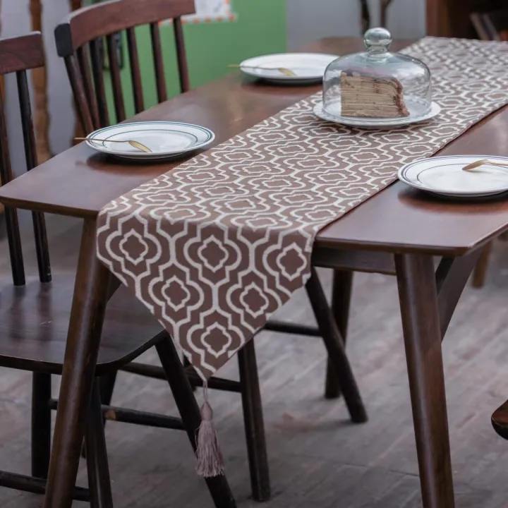 Elegant%20Turquoise%20Table%20Runner%20Jacquard%20Bed%20Runner%20with%20Tassels%20Red%20Tablecloth%20Narrow%20for%20Home%20Party%20Wedding%20Dining%20Table%20Decor%20-%20Image%204