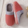 Women Winter Slippers Female Push Thick Bottom Home Cotton Shoes Lady Non-Slip Comfortable Indoors Flats Women's Footwear. 
