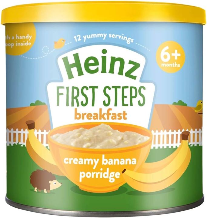 Heinz%20First%20Steps%20Breakfast%20Creamy%20Banana%20Porridge%20Baby%20Food%206+%20Months,%20UK%20-%20Image%202