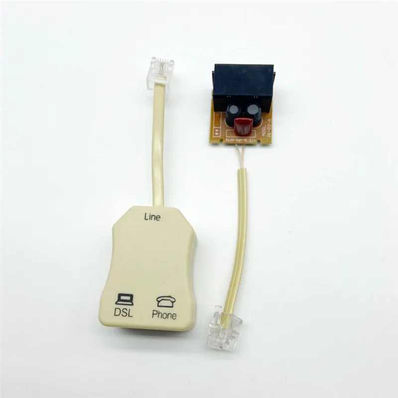 China DSL ADSL Single Phone Line Inline Noise Filter (single port