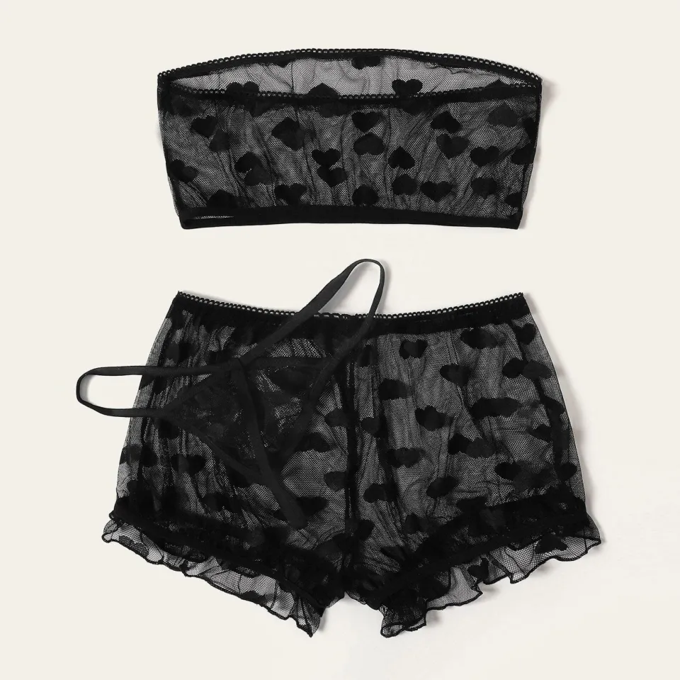 ToBeInStyle Women's Lace Shorts - Comfortable Stretch Shorts With Various Patterns, Elastic Waist - View #14