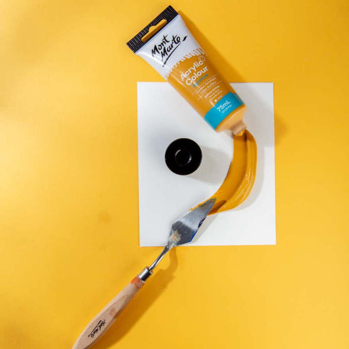 Mont%20Marte%20Acrylic%20Color%20Paint%2075ml-Yellow%20Ochre%20-%20Image%203