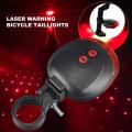 Bicycle Laser Lights LED Bike Flashing Lamp Rear Tail Light Waterproof Cycling MTB Bike Safety Warning Light Bicycle Accessories. 