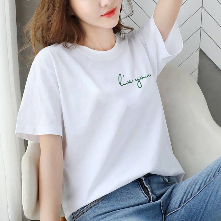 Early%20Spring%20White%20Short%20SleeveTT-shirt%20Women's2023Summer%20New%20Korean%20Style%20Loose%20StudentinsTrendy%20Mickey%20Cartoon%20Top%20Clothes%20-%20Image%203