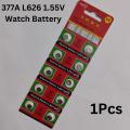 Button Coin Cell Battery 1.55V SR626SW AG4 LR626 377 28mAh 1.5 Volt Watch Batteries.