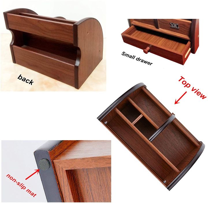 Wood%20Remote%20Control%20Storage%20Box%20with%20Slender%20Drawer-Brown%20-%20Image%206