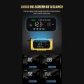 FOXSUR 12V/6A Automatic Battery Chargers Pulse Repairing Charge Device. 