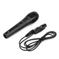 Microphone For Speaker Vocal Microphone For Karaoke With On/Off Switch Includes 14.8ft XLR To 1/4'' Connection Black.