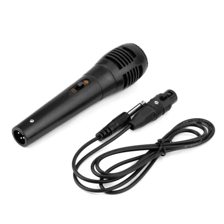 Microphone%20For%20Speaker%20Vocal%20Microphone%20For%20Karaoke%20With%20On/Off%20Switch%20Includes%2014.8ft%20XLR%20To%201/4''%20Connection%20Black%20-%20Image%203