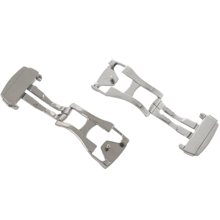 2pcs%2018mm%20Stainless%20Steel%20Deployant%20Watch%20Strap%20Folding%20Buckle%20Clasp%20for%20Omega%20-%20Smooth%20&%20Matte%20-%20Image%202