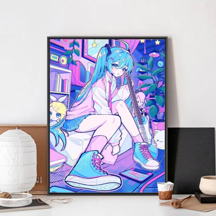 Anime%20H-Hatsunes%20M-MikU%20Magazine%20Poster%20No%20Framed%20Kraft%20Club%20Bar%20Paper%20Vintage%20Poster%20Wall%20Art%20Painting%20Bedroom%20Study%20Stickers%20-%20Image%205