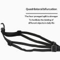 High-Strength Retractable Helmet Rope Highly Elastic Motorcycle Luggage Binding Cord Rubber Strap Rope Universal Motor Bike Helmet Carrying Rope with 2 Hook.