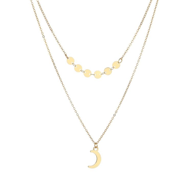 European%20and%20American%20cross-border%20jewelry%20gold%20chain%20iron%20single%20pendant%20moon%20disc%20chain%20pendant%20double%20necklace%20-%20Image%205