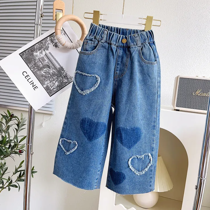 Girls%20casual%20children's%20jeans%20spring%20and%20autumn%20new%20foreign%20style%20little%20girl%20autumn%20clothes%20loose%20trousers%20TQ293%20-%20Image%204