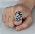 Men'S Finger Ring Lion Skull(Null). 