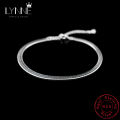 【Limited Time Only】 Anklet 925 Sterling Ladies Silver Anklets Bracelet Flat Snake Chain For Women Foot Jewelry Barefoot Sandals Anklets.