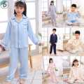 Luxurious Comfort: Kids Pure Silk Charmeuse Pajama Set for boys and girls. 
