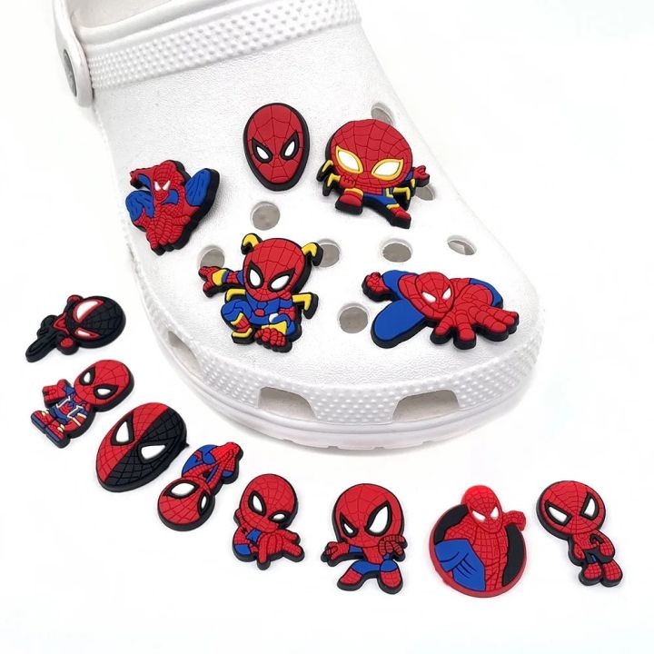 Hot%20Toys%20Disney%20Spider-Man%20Marvel%20superhero%20Croc%20Shoe%20Charms%20Cartoon%20DIY%20Clog%20Sandals%20Shoe%20Accessorie%20Decorations%20Boy%20Kids%20Gifts%20-%20Image%202