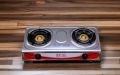 Real Stainless Steel Auto ignition -Double Burner Gas Stove (LPG/LNG).