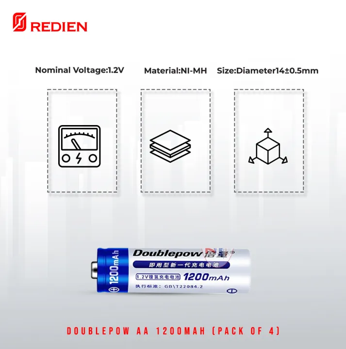 Doublepow%20AA%20Size%201.2V%201200mAh%20Ni-MH%20Rechargeable%20Battery%20with%201200%20Cycle%20(Pack%20of%204)%20(No%20Battery%20Charger%20Included)%20-%20Image%206