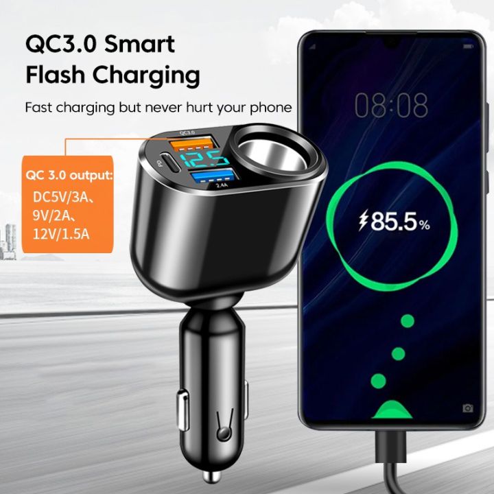 %E3%80%90Expert%20Recommended%E3%80%91%204In1%20Multifunctional%2060W%20Car%20Mounted%20Charger%20Portable%20360%20Degree%20Rotatable%20USB%20Phone%20Charge%20Adaptor%20Auto%20Accessories%20-%20Image%206