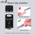 Monja 20ml Nail Slip Solution for Acrylic UV Builder Soak Off Quick Extension Nail Liquid DIY Manicure Tool. 