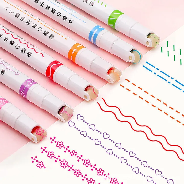 %E3%80%90Popular%20Categories%E3%80%91%20Funny%20Double%20Line%20Pattern%20Outline%20Marker%20Pen%20Hand%20Account%20Multi-colored%20Pen%20Quick%20Dry%20Mark%20Notes%20Painting%20Highlighter%20-%20Image%203