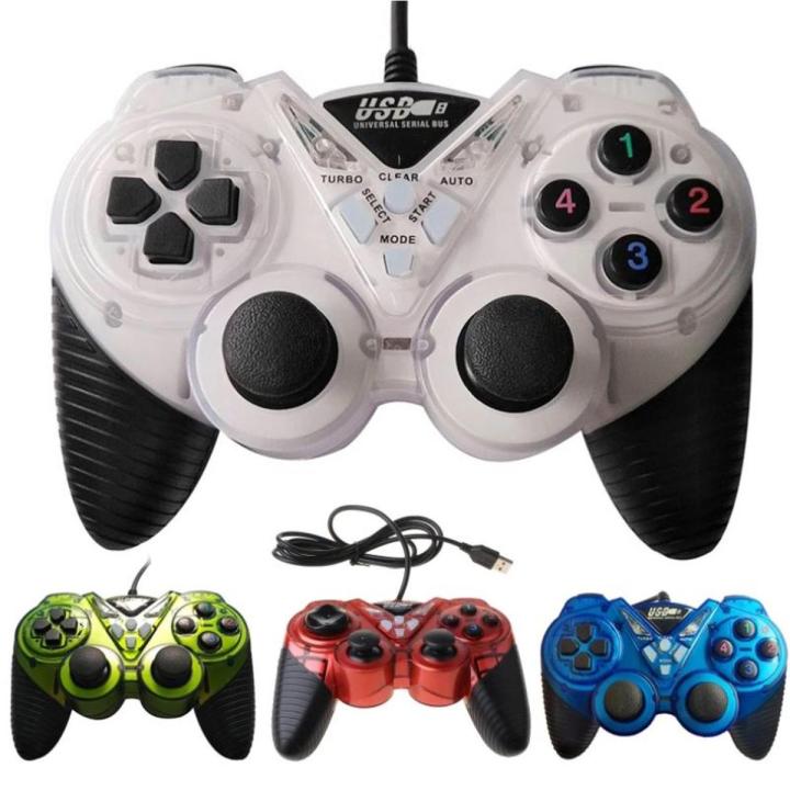 PC USB Gamepad Game Controller Joypad Joystick for Computer Laptop