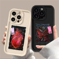 Creative Cardiovascular Model Heart Medical Phone Case For iPhhappyone 15 Pro Max 14 13 12 11 X XS XR 7 8 Plus SE 2020 Soft Cover. 