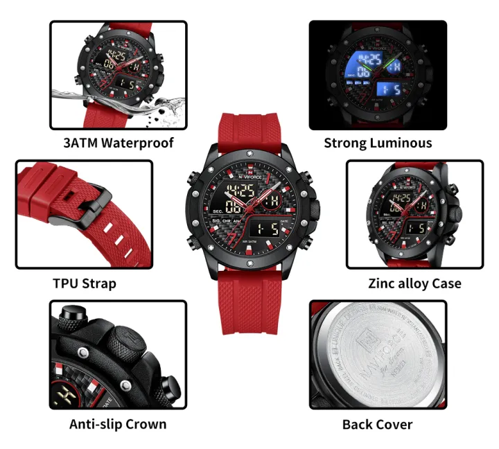 NAVIFORCE%20NF9221%20Men%E2%80%99s%20Fashionable%20and%20Dynamic%20Watch%20with%20TPU%20Strap%20Luminous%20Waterproof%20Multi-function%20Date%20Display%20Dual%20Quartz%20Movement%20-%20Image%208