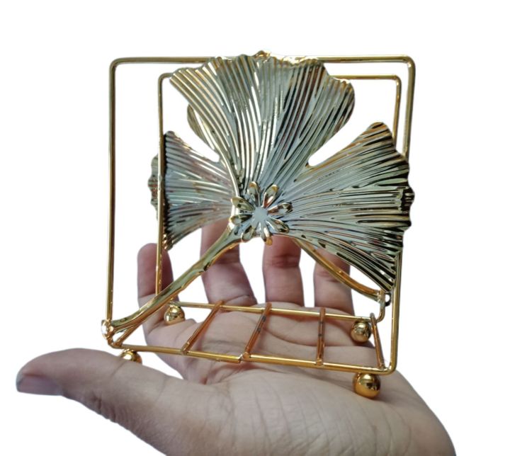 Tissue Stand Creative Gold Metal Tissue Holder Storage Organizer Napkin Holder For Dinner Table