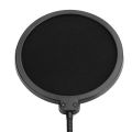 Wind Pop Filter For Microphone With Adjustable Arm. 