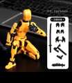 Multi - Jointed Moveable 3d Printed Robot Action Figure DIY Toy For Kid.