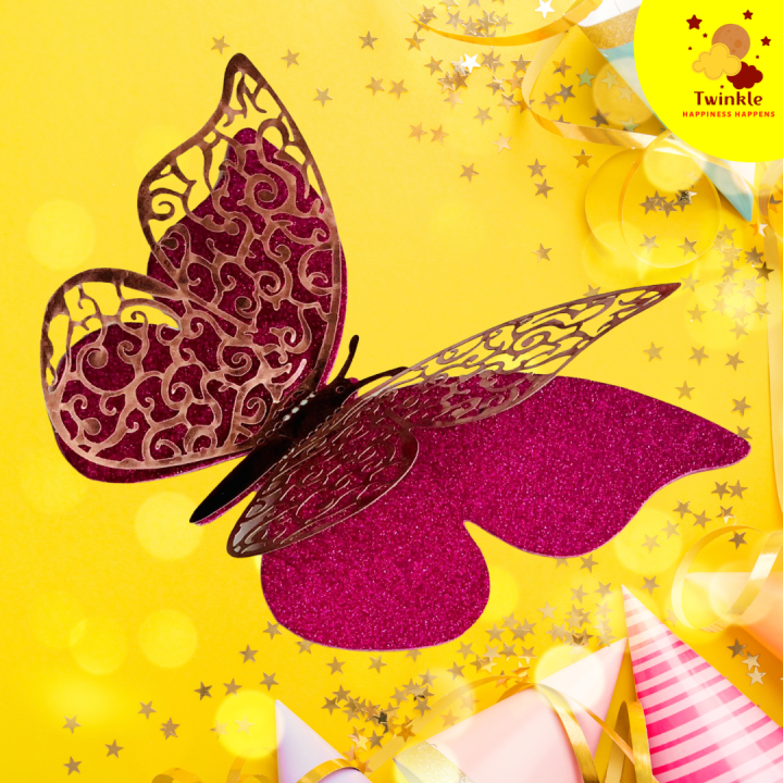 12-Piece%203D%20Butterfly%20Stickers%20for%20Decoration%20-%20Vibrant%20and%20Adhesive%20-%20Image%205