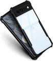 Google Pixel 8a Edge-Reinforced Shockproof Cushion Back Clear Hybrid Transparent Hard Cover Casing-EFH. 