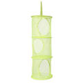 Storage Organizer 3 Compartments Net Hanging Mesh Stuffed Storage Hammock Net, Foldable.
