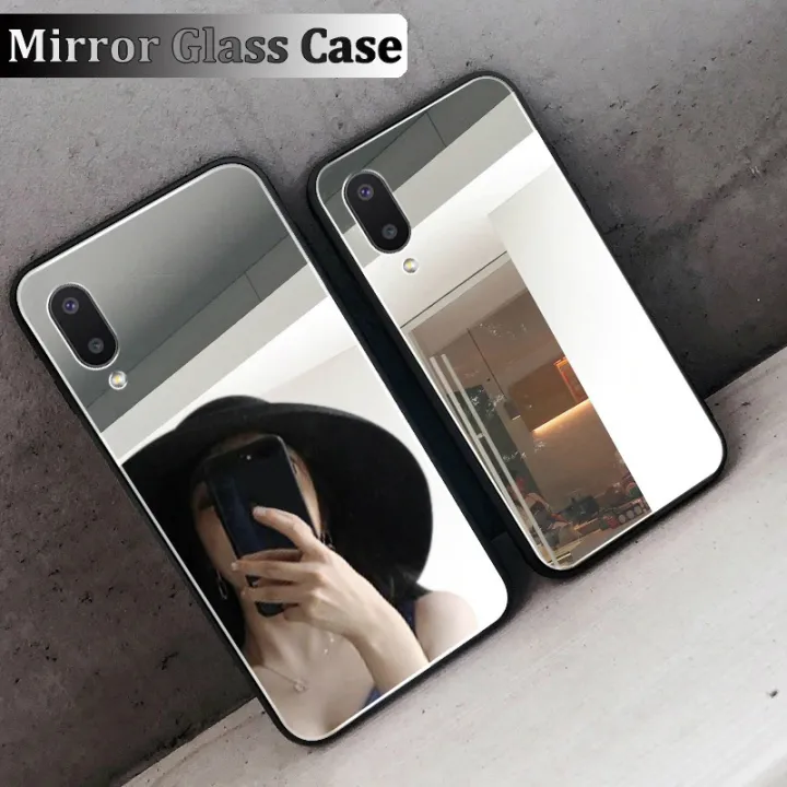 Casinglee%20For%20Samsung%20Galaxy%20A01%20Back%20Cover%20Luxury%20Plating%20Clear%20View%20Makeup%20Mirror%20Soft%20Phone%20Cover%20for%20Samsung%20Galaxy%20A01%20Cosmetic%20Mirror%20Case%20-%20Image%205