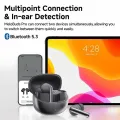 QCY HT08 MeloBuds Pro Earbuds 6 Mic 46dB ANC BT 5.3 Earphones Wireless Hi-Res LDAC Headphones 34H in-Ear Detection Wireless Bluetooth Earphones. 