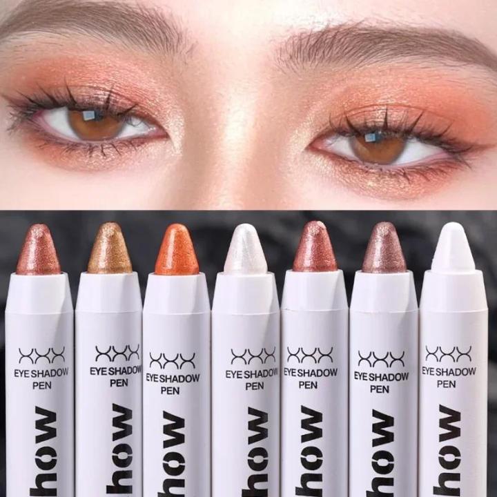 Vnce%20Lncei%20White%20Highlighter%20Eyeshadow%20Pen%20Matte%20Eyes%20Corner%20Brightening%20Pearl%20High-gloss%20Eyeliner%20Waterproof%20Glitter%20Lying%20Silkworm%20Stick%20-%20Image%203