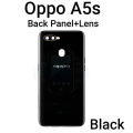 For Oppo A5s Side Frame + Back Panel Housing + Camera Glass Back shell Replacement Spare Parts. 