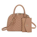 Texture Pop Bag 2023 Fashion Versatile Striped Two-Piece Shell Bag Lady Versatile Tide One Shoulder Crossbody Bag.