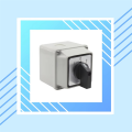 Universal Rotary Switch Waterproof Changeover Waterproof Installation with Installation Box.